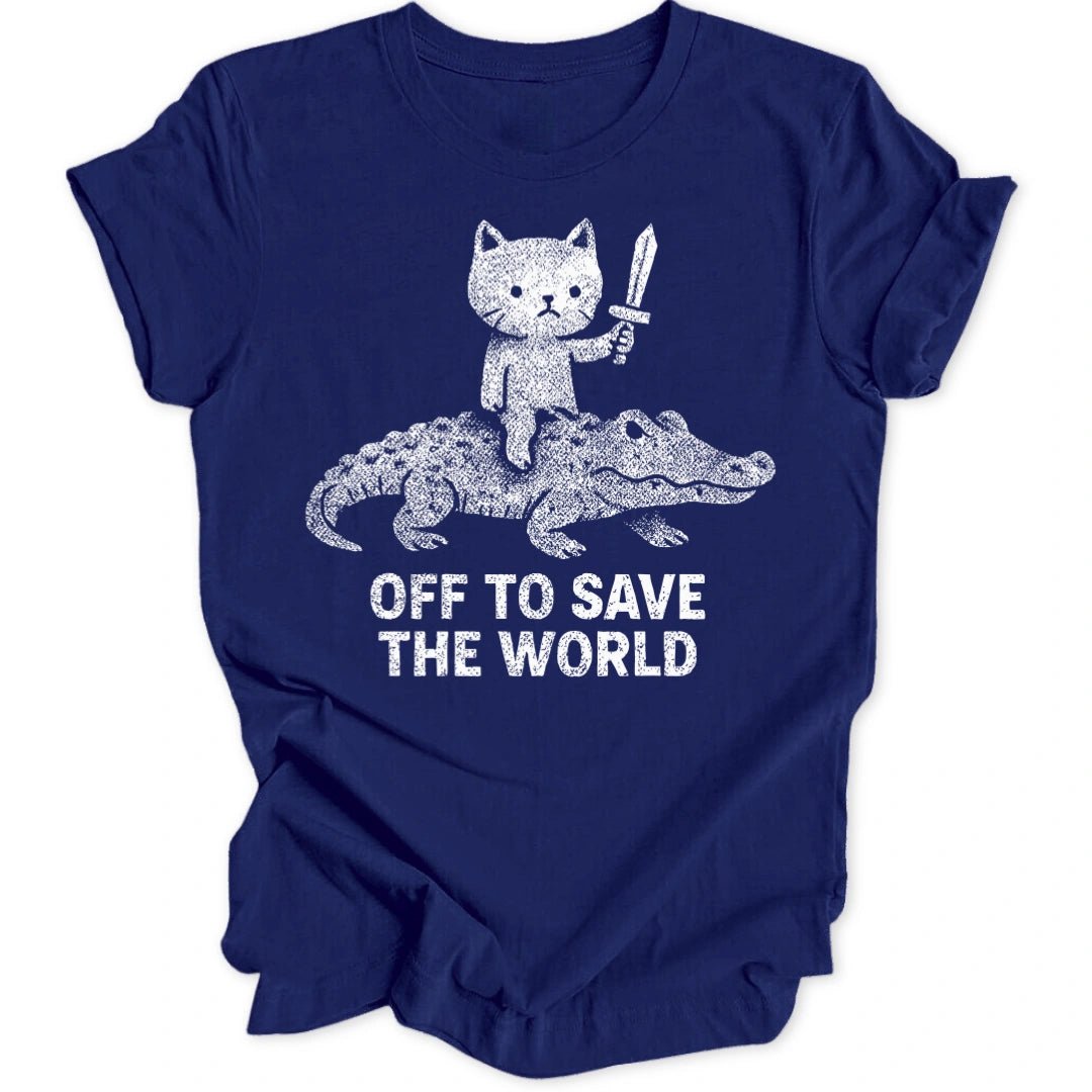 Save The World Kitten Unisex T-Shirt - Wild Spirit