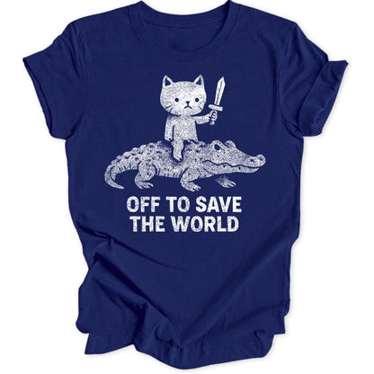 Save The World Kitten Unisex T-Shirt - Wild Spirit