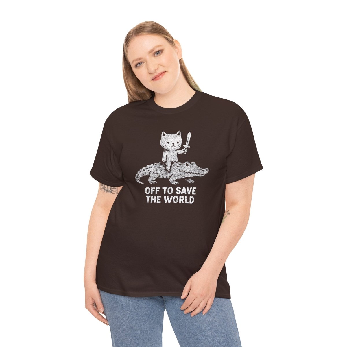 Save The World Kitten Unisex T-Shirt - Wild Spirit