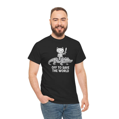 Save The World Kitten Unisex T-Shirt - Wild Spirit