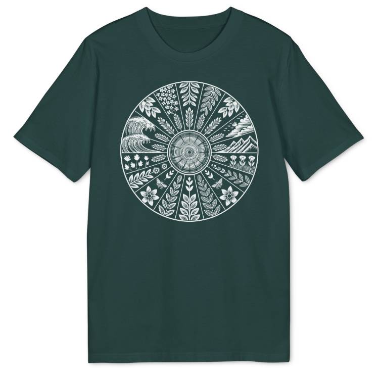 Seasonal Mandala Bio T-Shirt - Wild Spirit