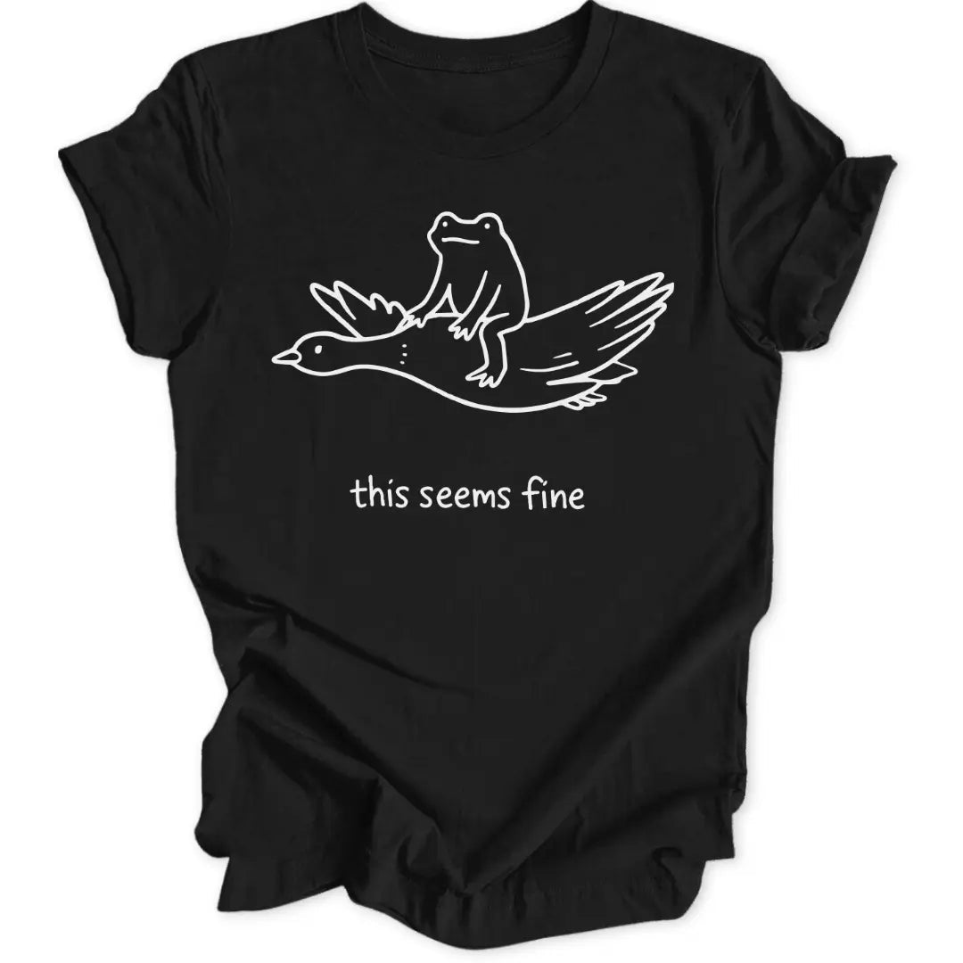 Seems Fine Frog Unisex T-Shirt - Wild Spirit