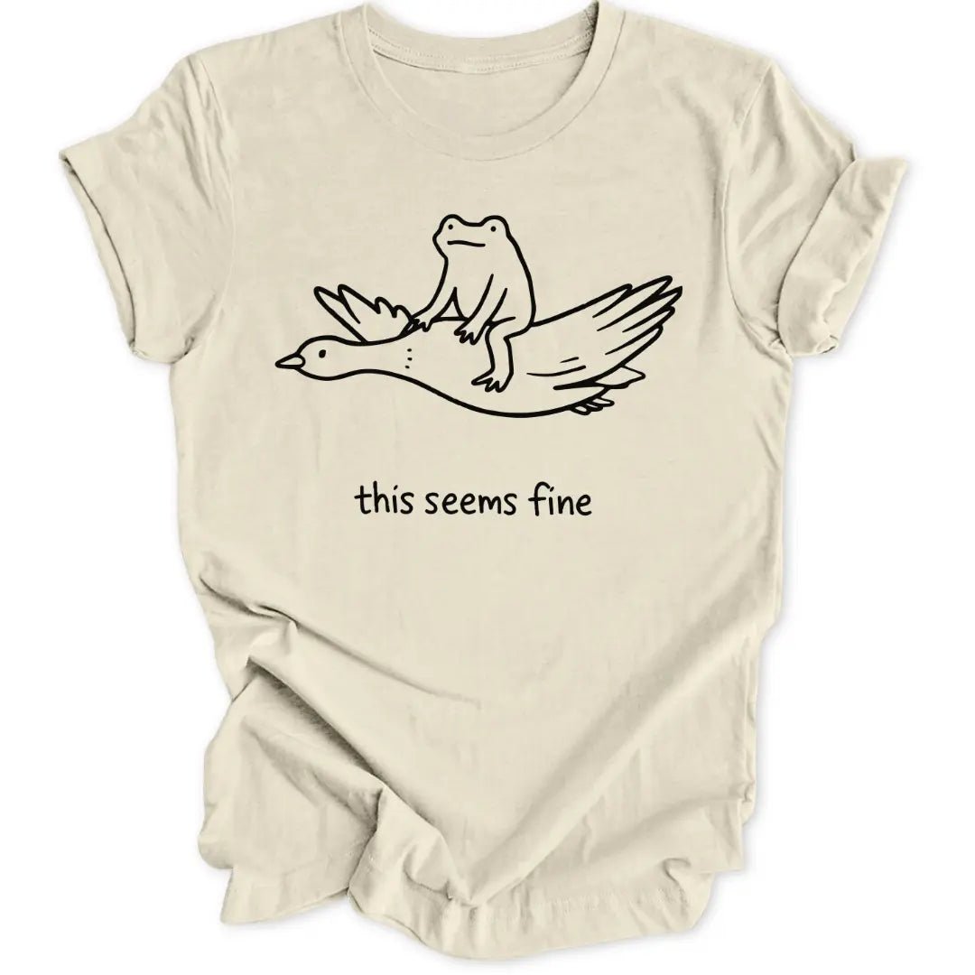 Seems Fine Frog Unisex T-Shirt - Wild Spirit