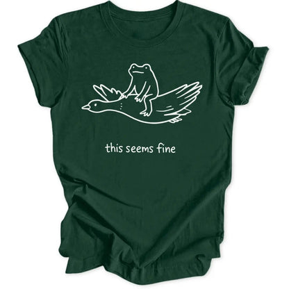 Seems Fine Frog Unisex T-Shirt - Wild Spirit