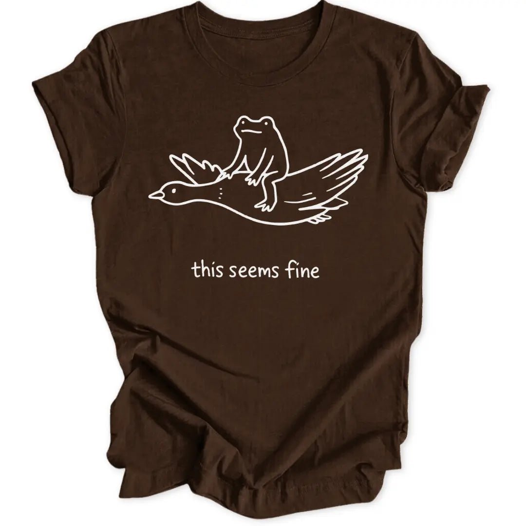 Seems Fine Frog Unisex T-Shirt - Wild Spirit