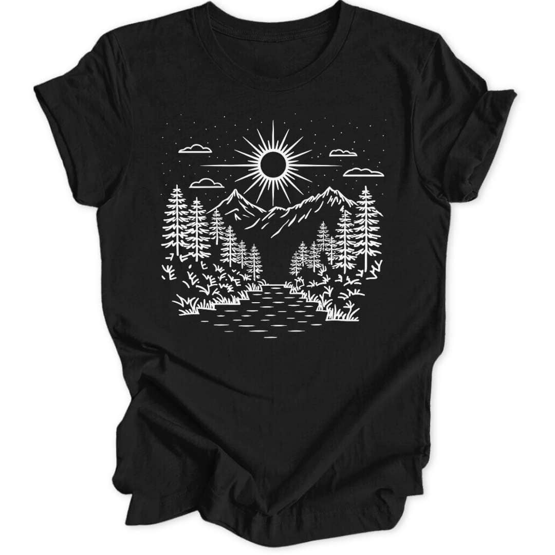 Serenity River Unisex T-Shirt - Wild Spirit
