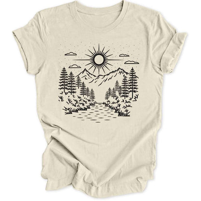 Serenity River Unisex T-Shirt - Wild Spirit