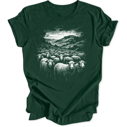 Sheep Flock Unisex T-Shirt - Wild Spirit