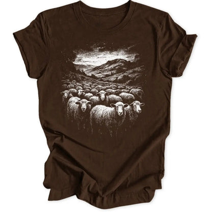 Sheep Flock Unisex T-Shirt - Wild Spirit