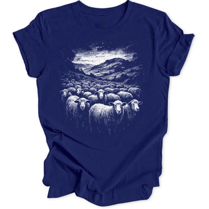 Sheep Flock Unisex T-Shirt - Wild Spirit