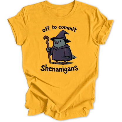 Shenanigans Pigeon Unisex T-Shirt - Wild Spirit