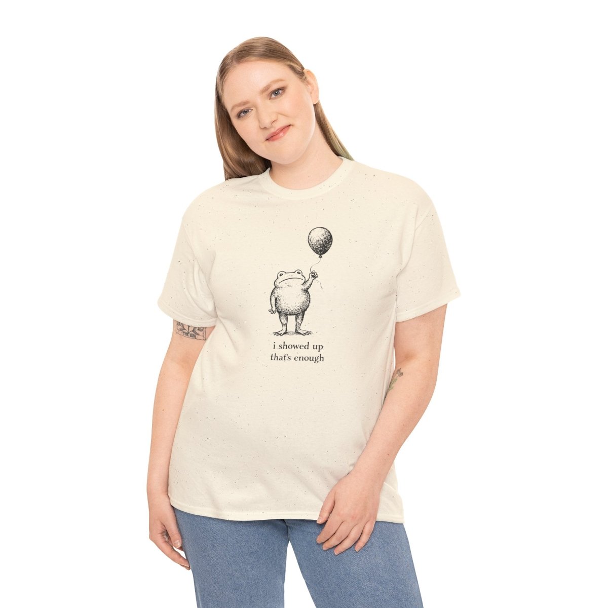 Show Up Frog Unisex T-Shirt - Wild Spirit