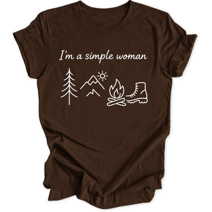 Simple Hiking Woman Unisex T-Shirt - Wild Spirit