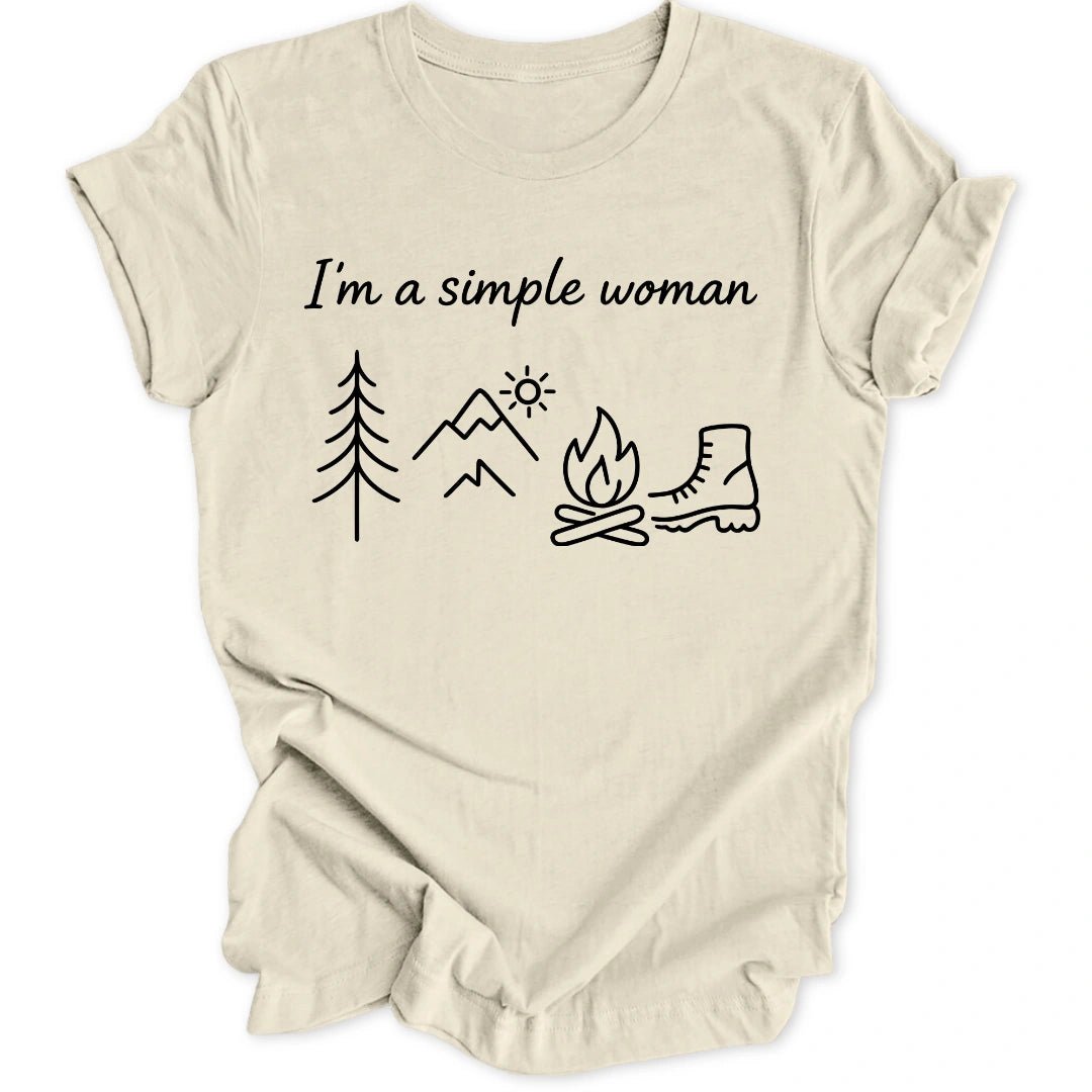 Simple Hiking Woman Unisex T-Shirt - Wild Spirit