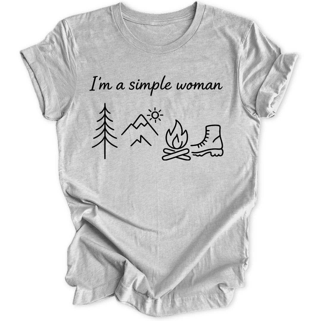 Simple Hiking Woman Unisex T-Shirt - Wild Spirit