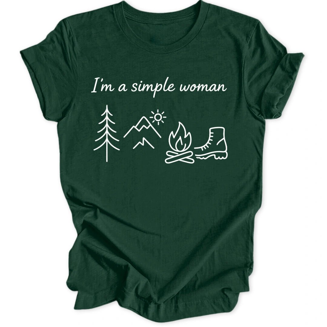 Simple Hiking Woman Unisex T-Shirt - Wild Spirit