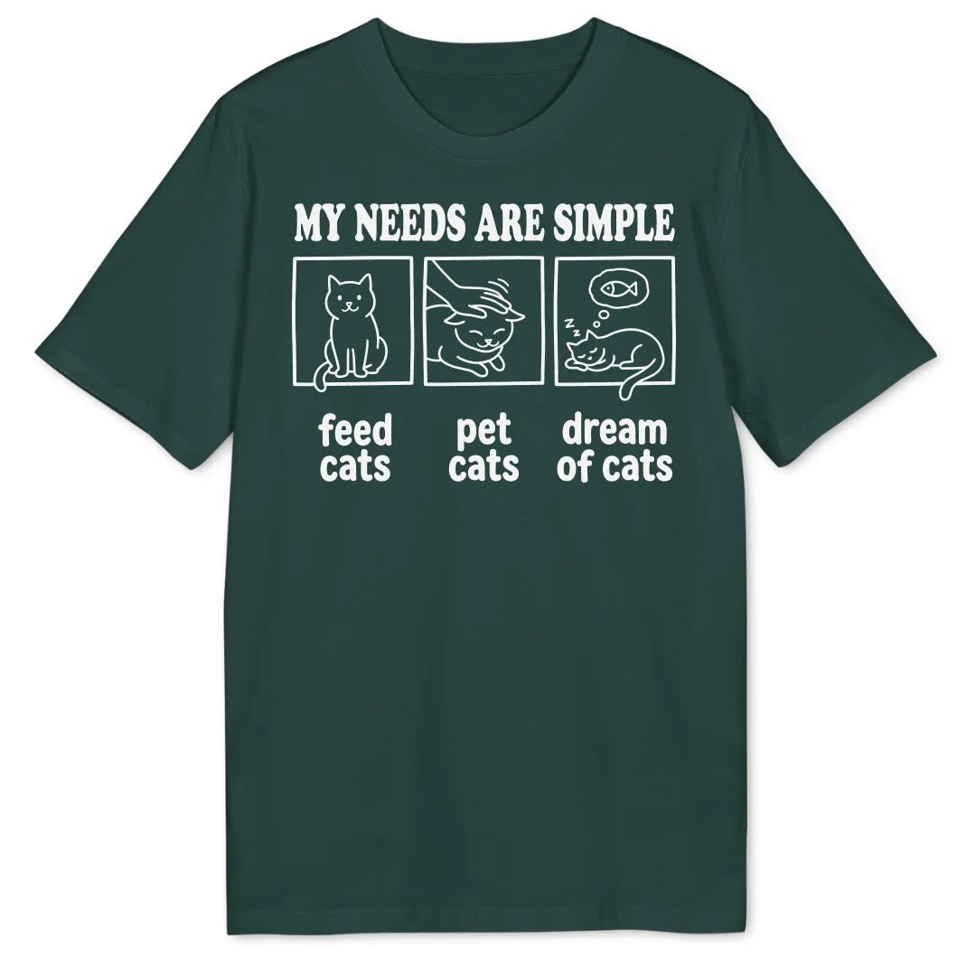 Simple Needs Cats Bio T-Shirt - Wild Spirit