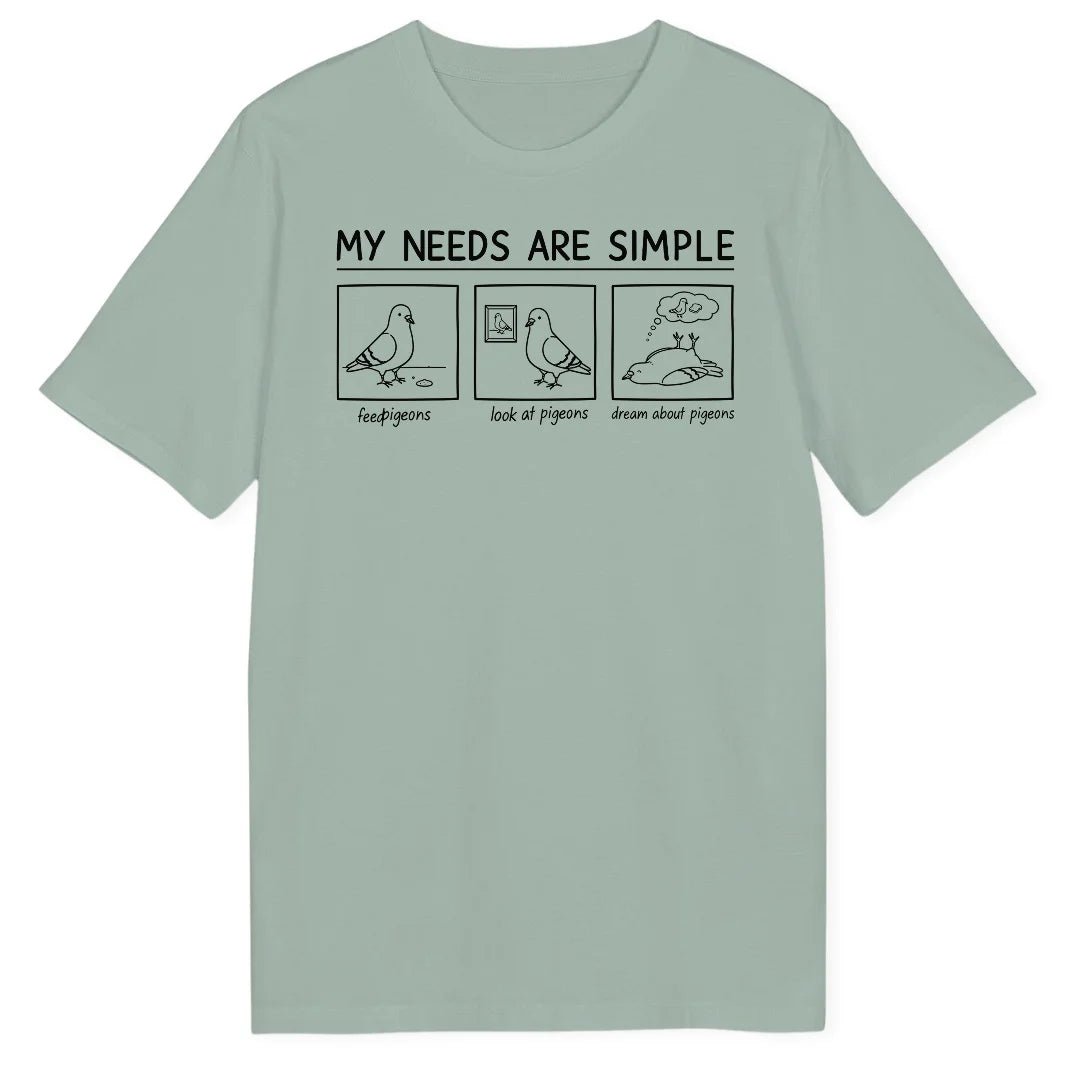 Simple Needs Pigeons Bio T-Shirt - Wild Spirit