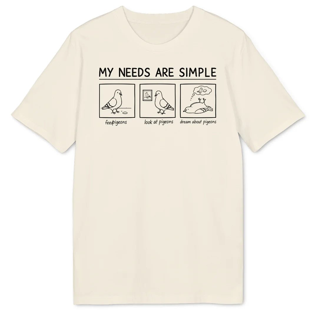 Simple Needs Pigeons Bio T-Shirt - Wild Spirit
