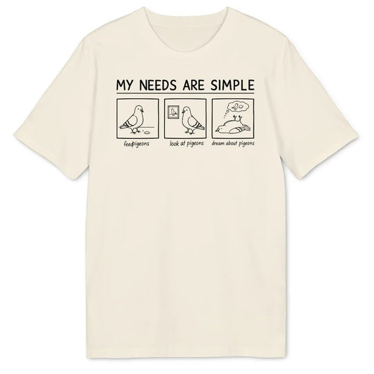 Simple Needs Pigeons Bio T-Shirt - Wild Spirit