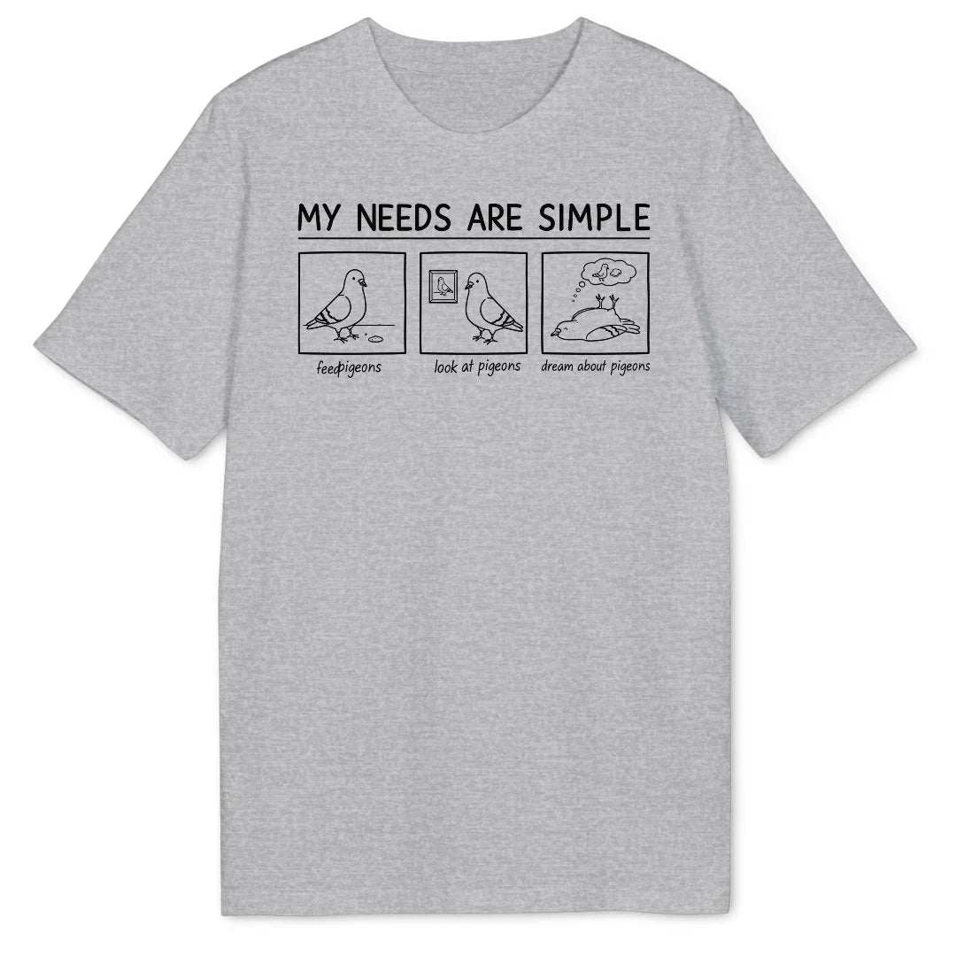 Simple Needs Pigeons Bio T-Shirt - Wild Spirit