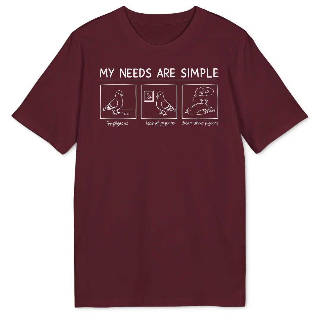 Simple Needs Pigeons Bio T-Shirt - Wild Spirit