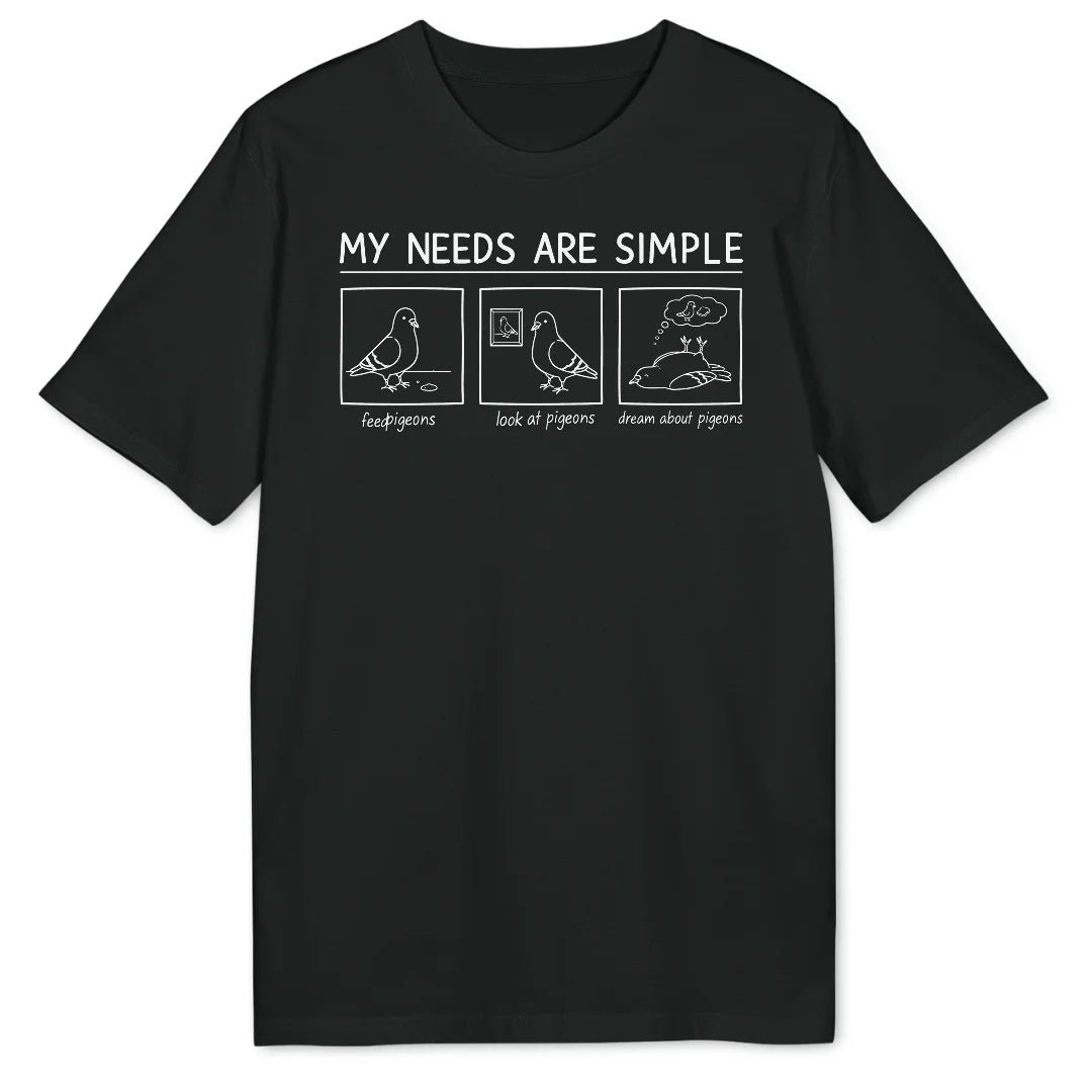 Simple Needs Pigeons Bio T-Shirt - Wild Spirit