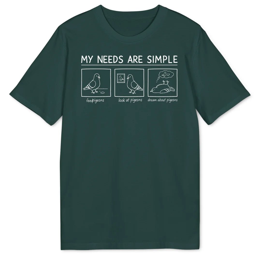 Simple Needs Pigeons Bio T-Shirt - Wild Spirit
