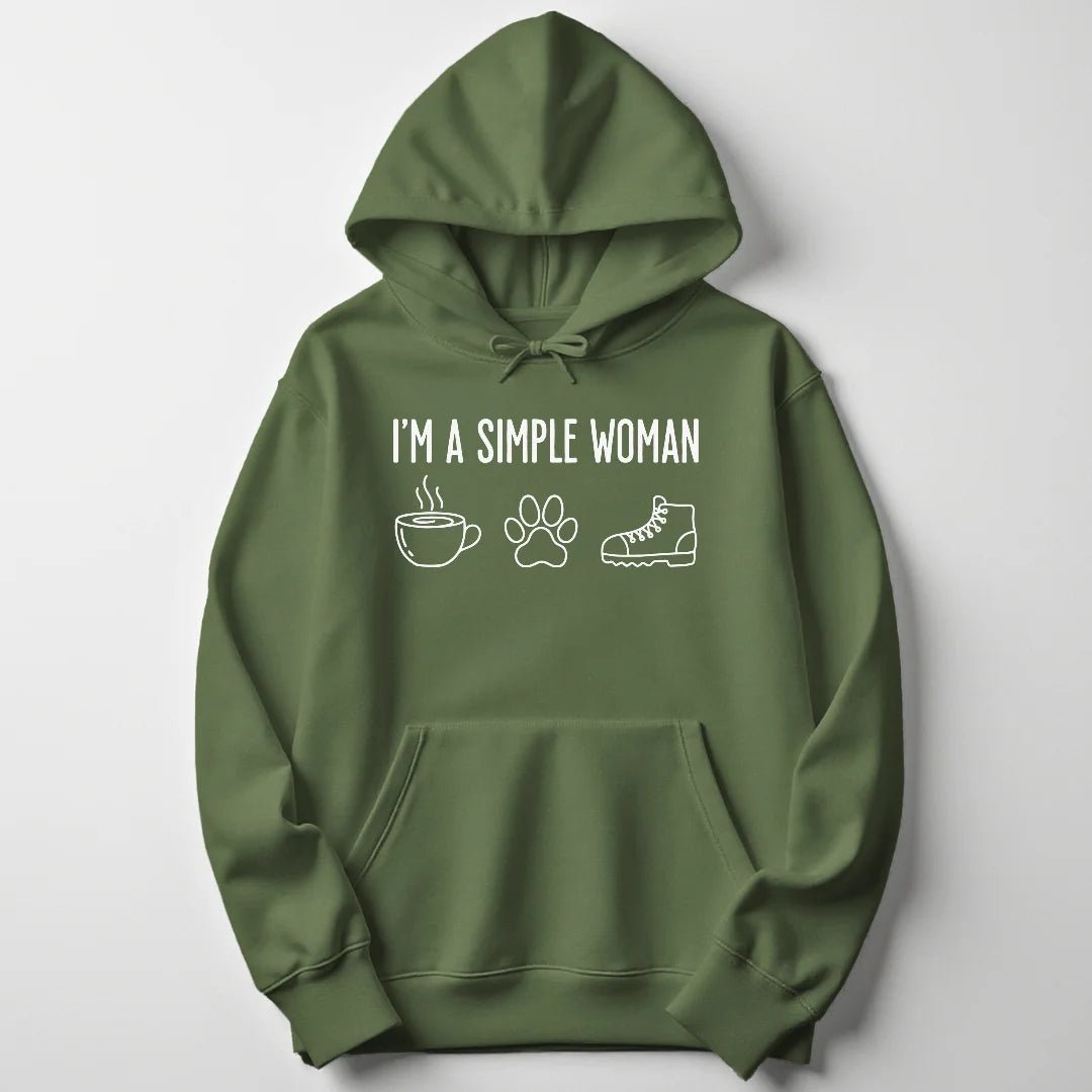 Simple Woman Icons Unisex Hoodie - Wild Spirit
