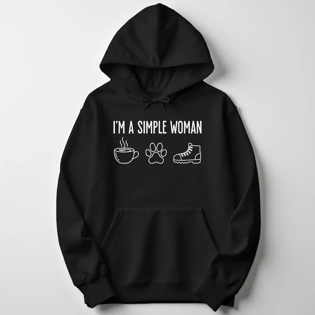 Simple Woman Icons Unisex Hoodie - Wild Spirit