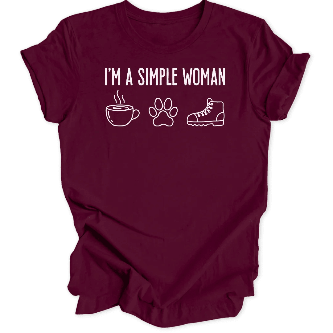 Simple Woman Icons Unisex T-Shirt - Wild Spirit