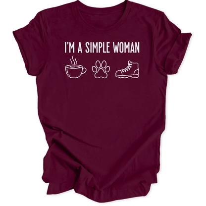 Simple Woman Icons Unisex T-Shirt - Wild Spirit
