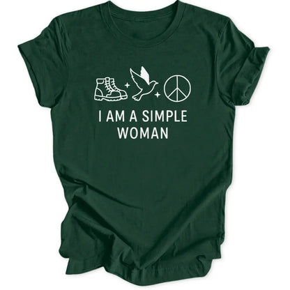Simple Woman Peace Unisex T-Shirt - Wild Spirit