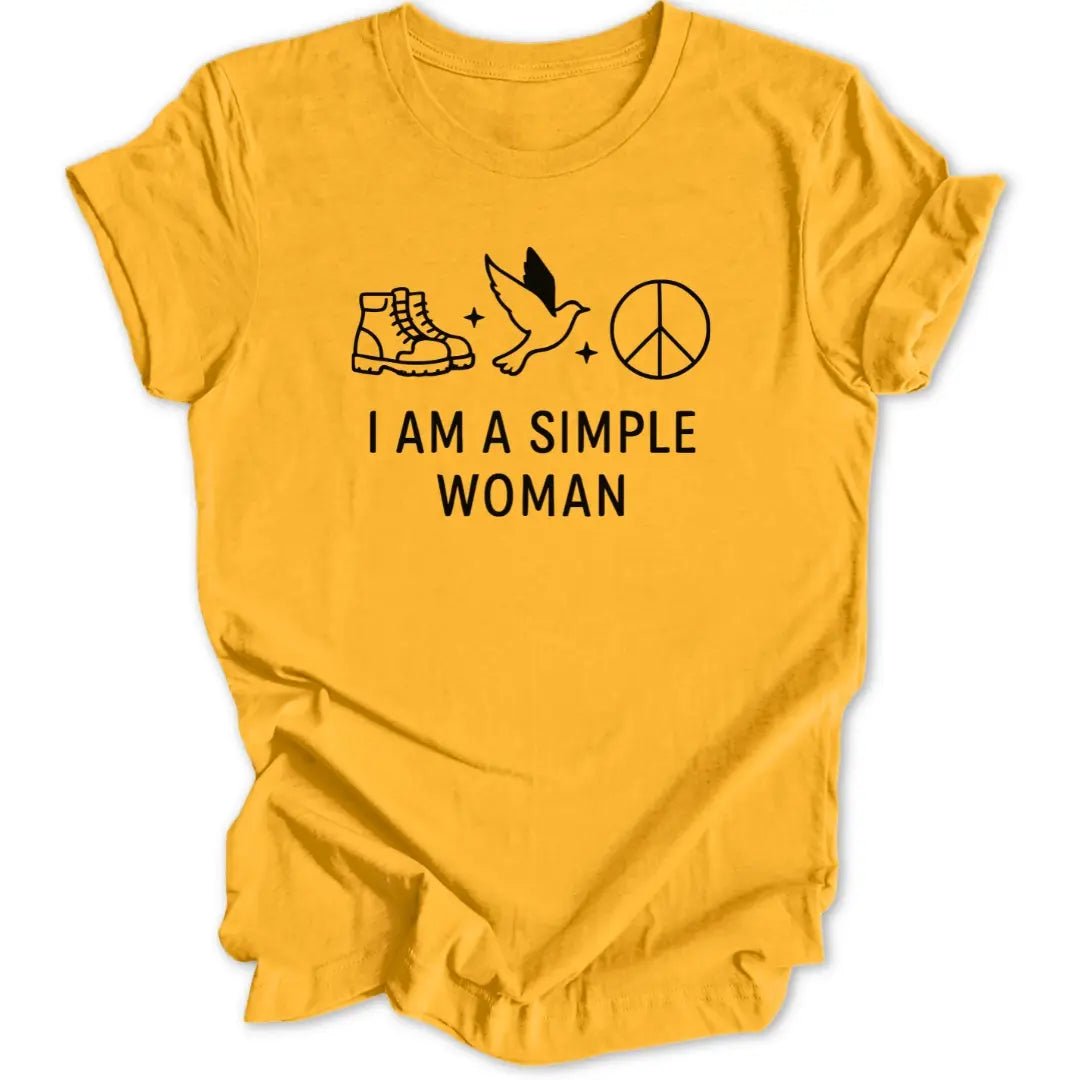 Simple Woman Peace Unisex T-Shirt - Wild Spirit