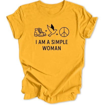 Simple Woman Peace Unisex T-Shirt - Wild Spirit