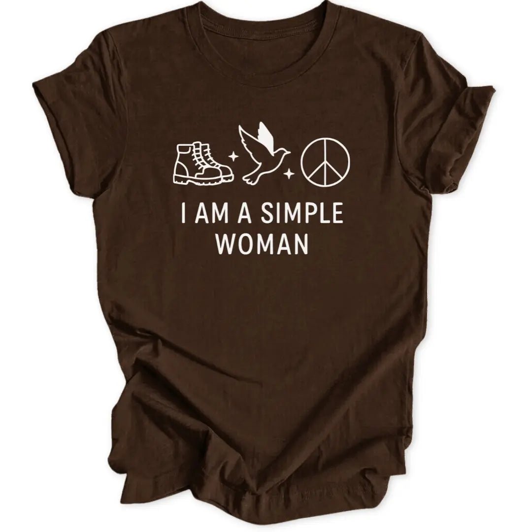 Simple Woman Peace Unisex T-Shirt - Wild Spirit
