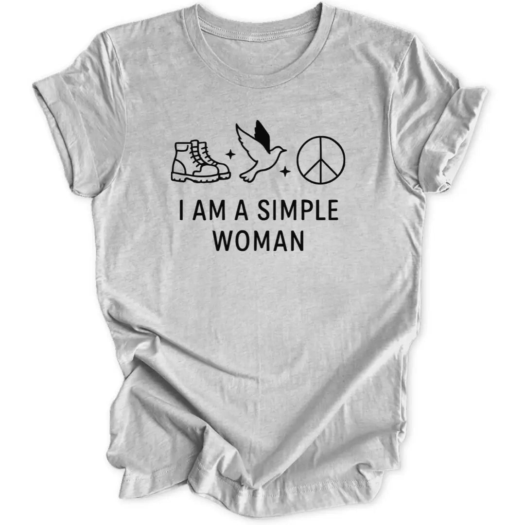 Simple Woman Peace Unisex T-Shirt - Wild Spirit
