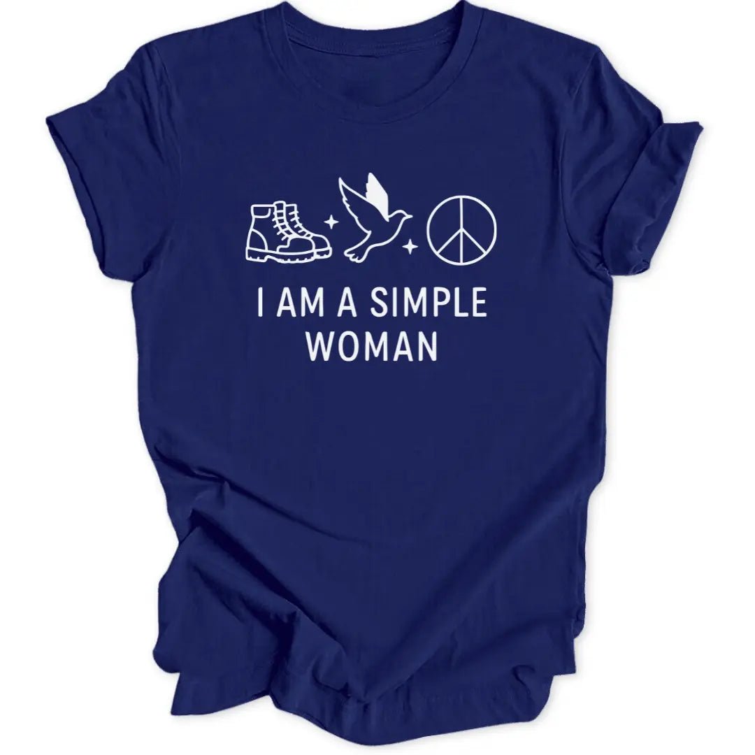 Simple Woman Peace Unisex T-Shirt - Wild Spirit