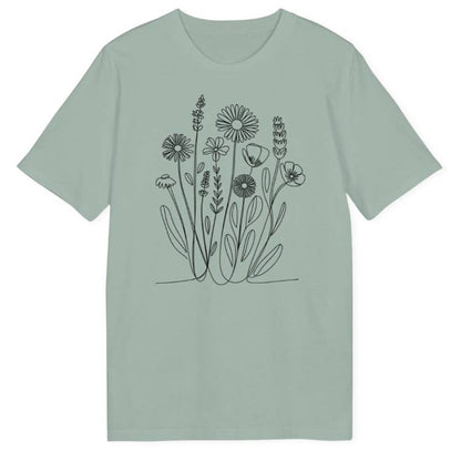 Sonniger Blumengruß Bio T-Shirt - Wild Spirit