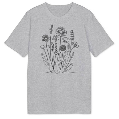 Sonniger Blumengruß Bio T-Shirt - Wild Spirit