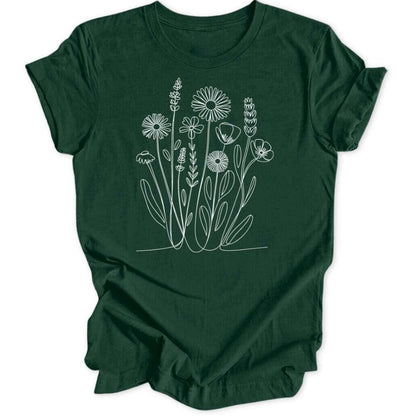 Sonniger Blumengruß Unisex T-Shirt - Wild Spirit
