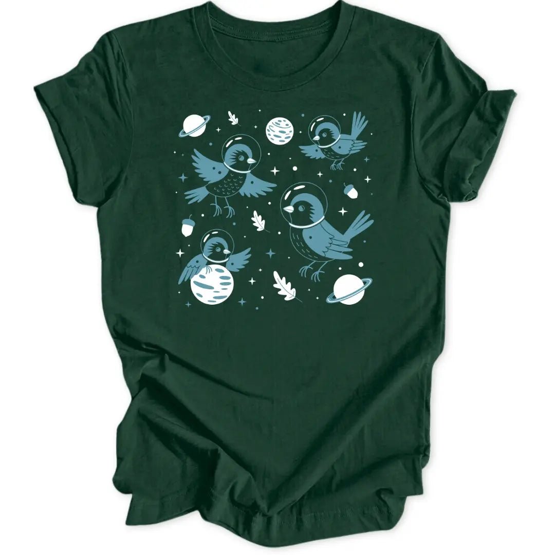 Space Birds Unisex T-Shirt - Wild Spirit