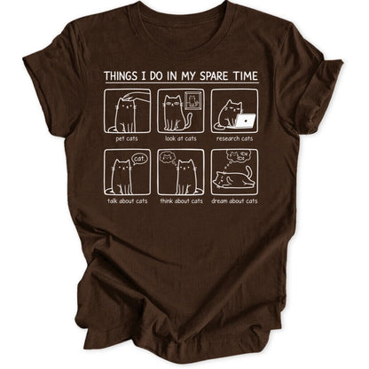 Spare Time Cats Unisex T-Shirt - Wild Spirit