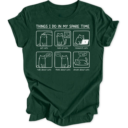 Spare Time Cats Unisex T-Shirt - Wild Spirit