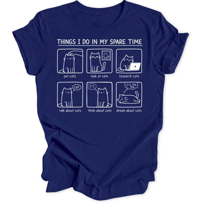 Spare Time Cats Unisex T-Shirt - Wild Spirit