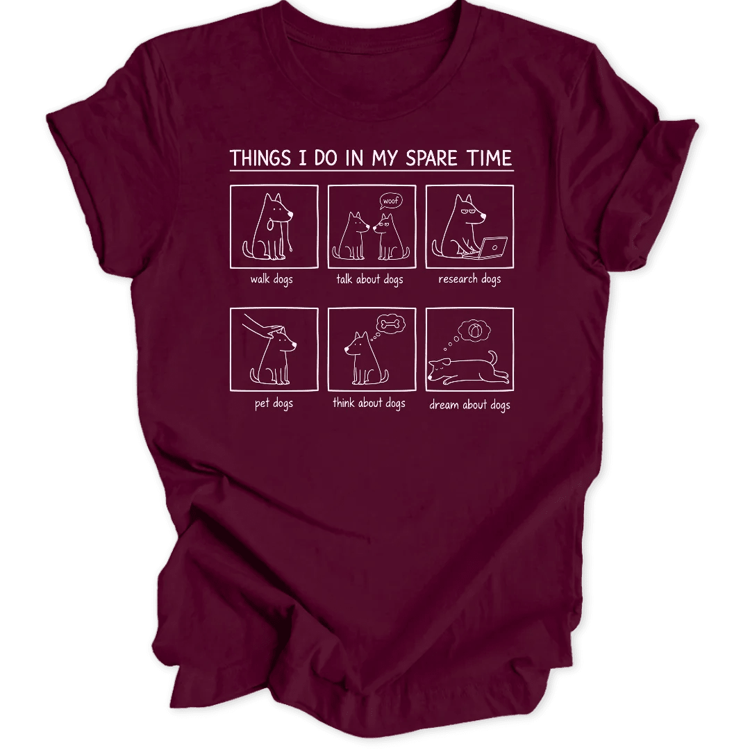 Spare Time Dogs Unisex T-Shirt - Wild Spirit