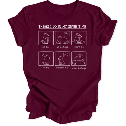 Spare Time Dogs Unisex T-Shirt - Wild Spirit