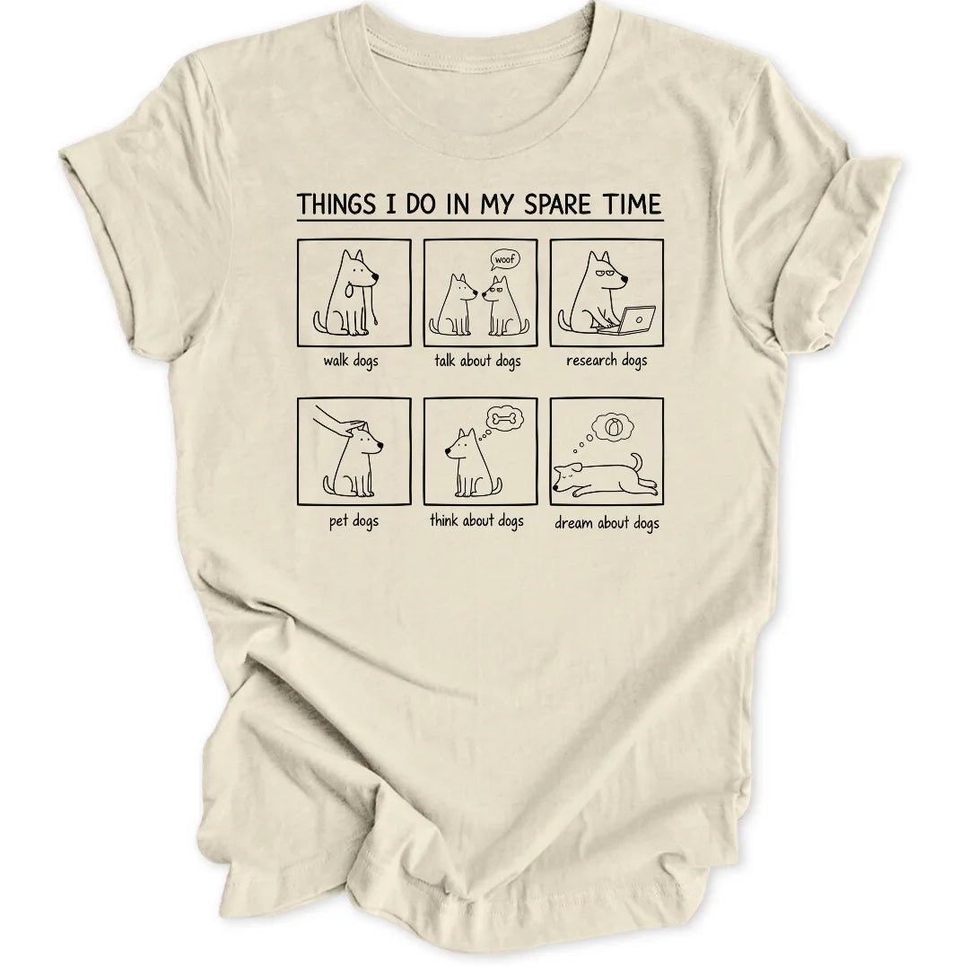 Spare Time Dogs Unisex T-Shirt - Wild Spirit
