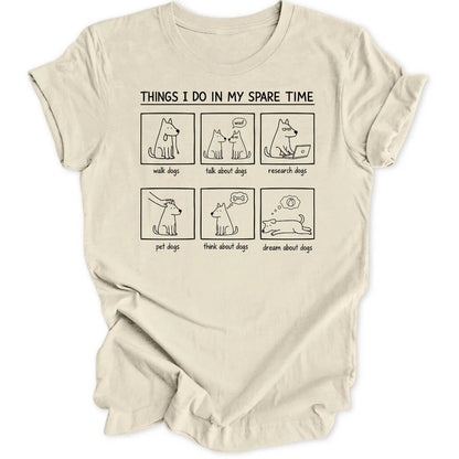 Spare Time Dogs Unisex T-Shirt - Wild Spirit