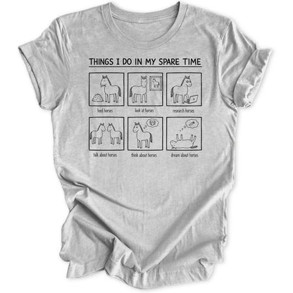 Spare Time Horses Unisex T-Shirt - Wild Spirit